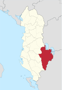 prefettura di Coriza nel sud dell'Albania