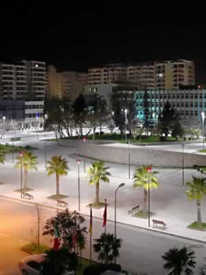 valona albania di notte